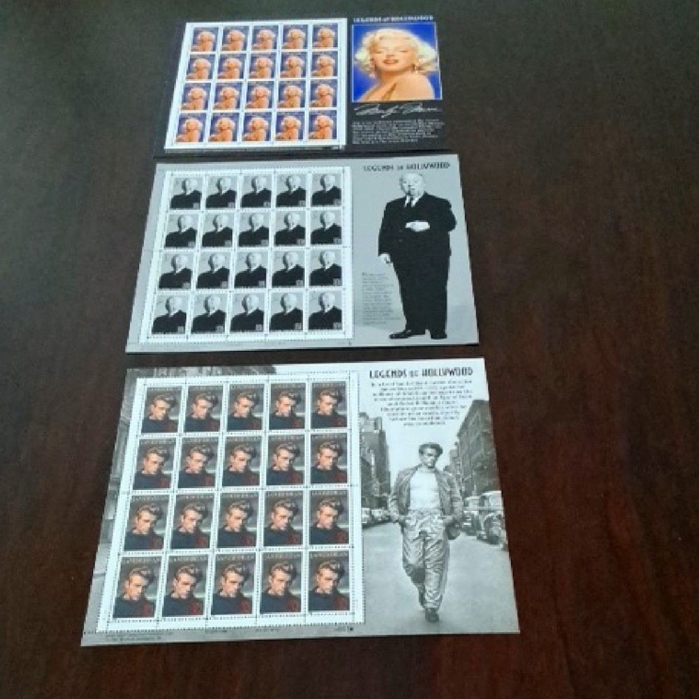 Hollywood Legends Stamp Collection